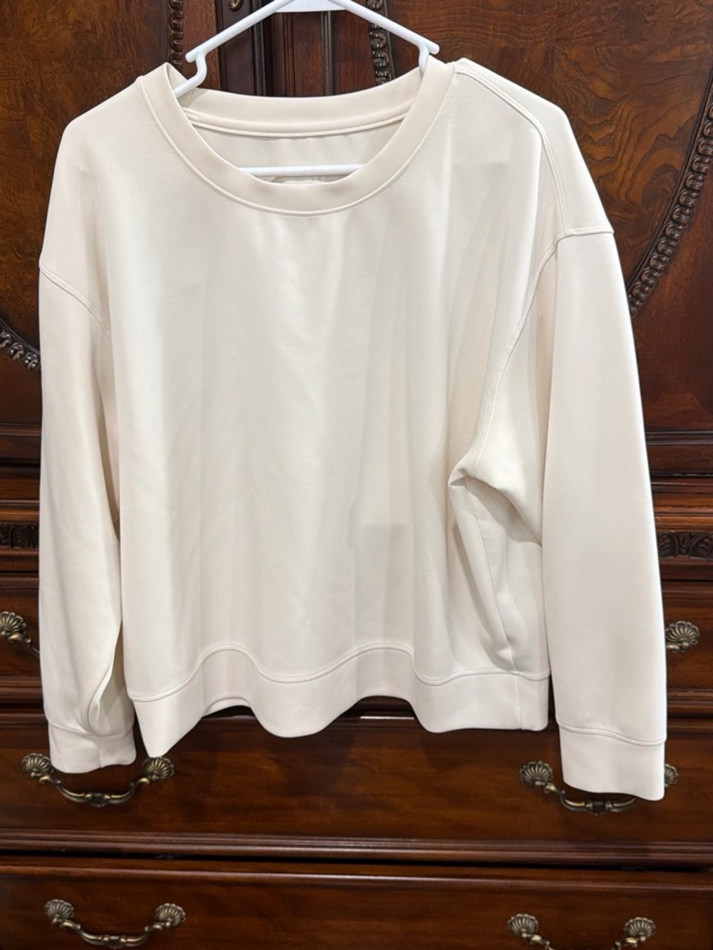 a new day Cream Crewneck Sweatshirt